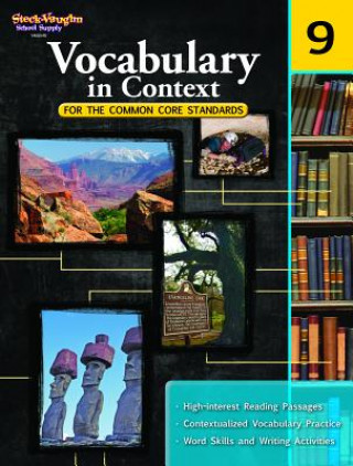 Kniha School Supply Vocabulary in Context Workbook Grade 9 Steck-Vaughn