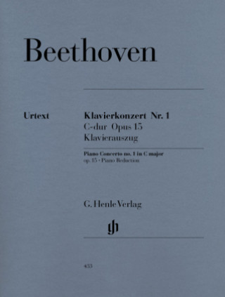 Tlačovina Klavierkonzert Nr.1 C-Dur op.15, Klavierauszug Ludwig van Beethoven