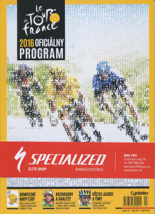 Kniha Cyklistika Tour de France 2016 