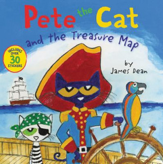 Könyv Pete the Cat and the Treasure Map James Dean