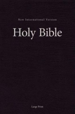 Carte NIV, Pew and Worship Bible, Large Print, Hardcover, Black Zondervan