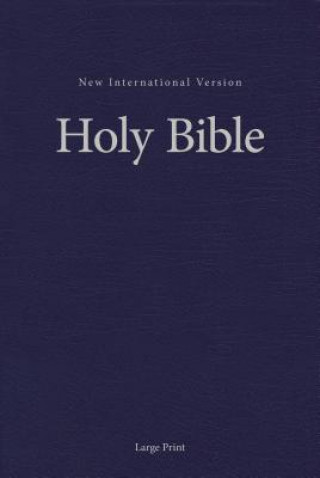 Book NIV, Pew and Worship Bible, Large Print, Hardcover, Blue Zondervan