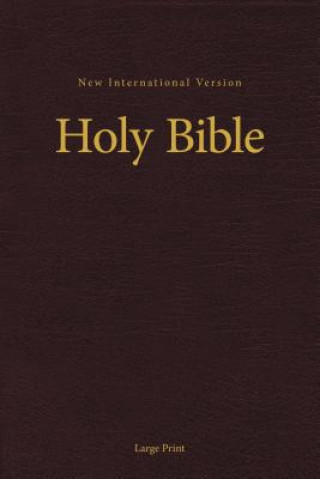 Könyv NIV, Pew and Worship Bible, Large Print, Hardcover, Burgundy Zondervan