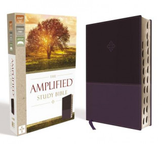 Könyv Amplified Study Bible, Leathersoft, Purple, Thumb Indexed Zondervan
