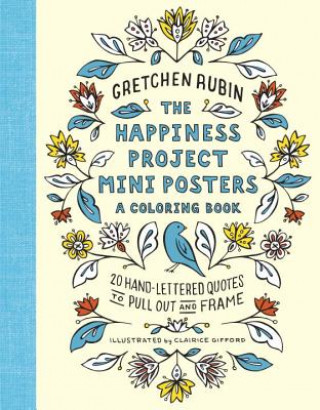 Kniha Happiness Project Mini Posters: A Coloring Book Gretchen Rubin