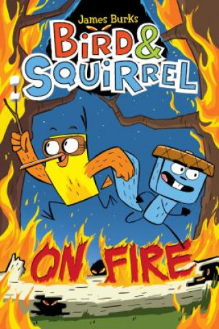 Carte Bird & Squirrel On Fire: A Graphic Novel (Bird & Squirrel #4) James Burks