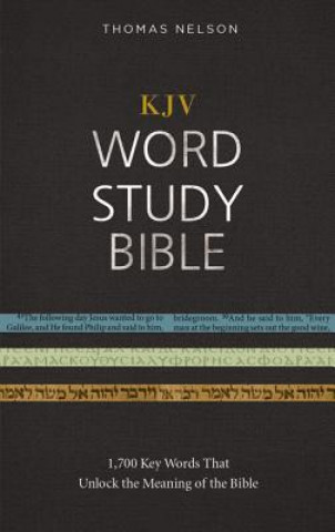 Carte KJV, Word Study Bible, Hardcover, Red Letter Thomas Nelson