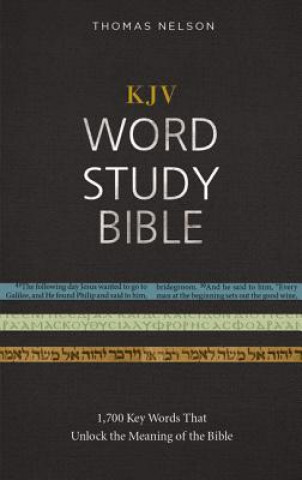 Kniha KJV, Word Study Bible, Hardcover, Red Letter Thomas Nelson