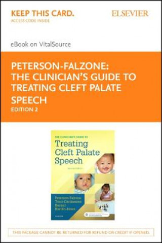 Book The Clinician's Guide to Treating Cleft Palate Speech - Elsevier eBook on Vitalsource (Retail Access Card) Sally J. Peterson-Falzone