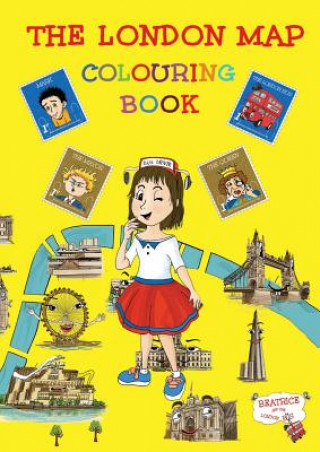 Książka London Map Colouring Book Lombardo Francesca