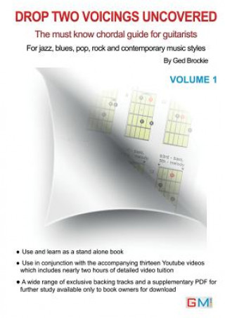 Книга Drop Two Voicings Uncovered Brockie Ged