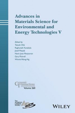 Livre Advances in Materials Science for Environmental and Energy Technologies V Tatsuki Ohji