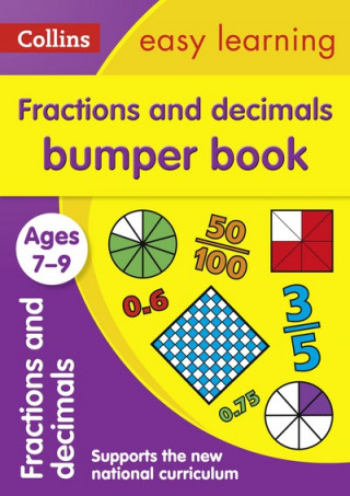 Книга Fractions & Decimals Bumper Book Ages 7-9 Collins Easy Learning