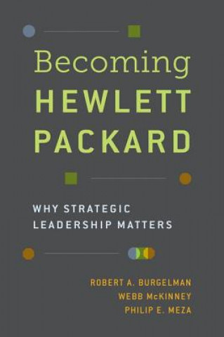 Kniha Becoming Hewlett Packard Robert A. Burgelman