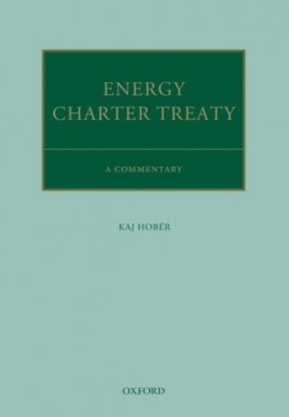 Kniha Energy Charter Treaty Kaj Hober