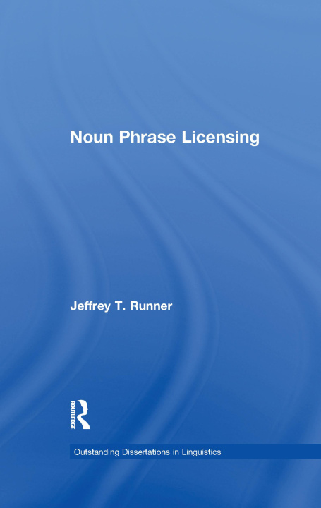 Książka Noun Phrase Licensing RUNNER