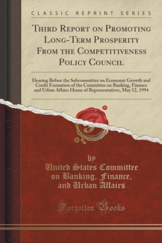 Knjiga Third Report on Promoting Long-Term Prosperity from the Competitiveness Policy Council United States Committee on Bank Affairs