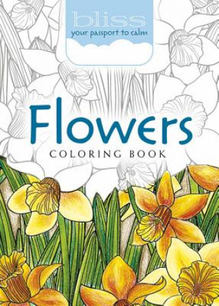 Carte BLISS Flowers Coloring Book Lindsey Boylan