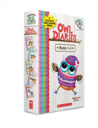 Könyv Owl Diaries, Books 1-5: A Branches Box Set Rebecca Elliott
