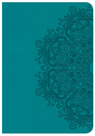 Carte CSB Large Print Compact Reference Bible, Teal Leathertouch Holman Bible Staff