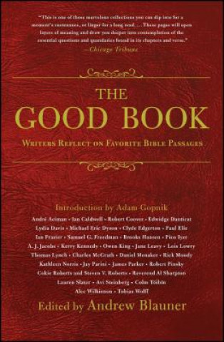 Buch The Good Book: Writers Reflect on Favorite Bible Passages Andrew Blauner