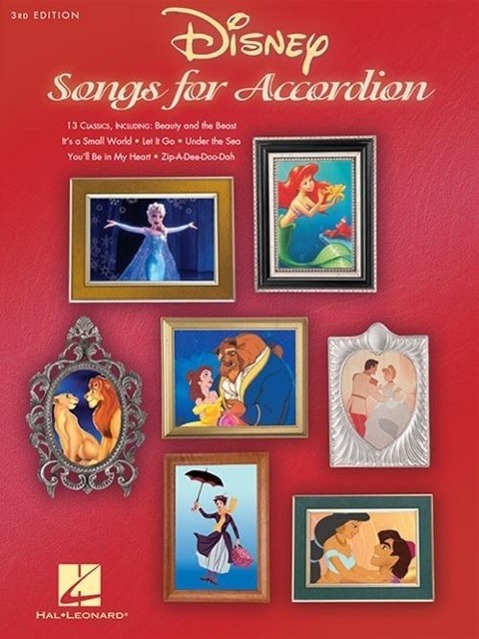 Kniha Disney Songs for Accordion - 3rd Edition Hal Leonard Publishing Corporation