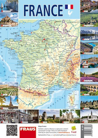 Nyomtatványok France Mapa 