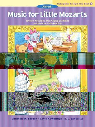 Book Music for Little Mozarts Notespeller & Sight-play Christine H. Barden