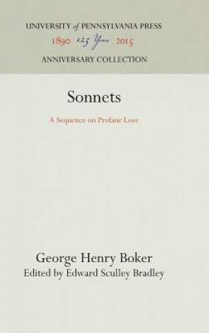 Buch Sonnets George Henry Boker