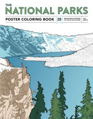 Livre Essential National Parks Coloring Book Ian Shive