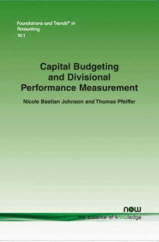 Kniha Capital Budgeting and Divisional Performance Measurement Nicole Bastian Johnson