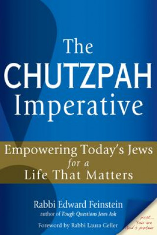 Knjiga Chutzpah Imperative Edward Feinstein