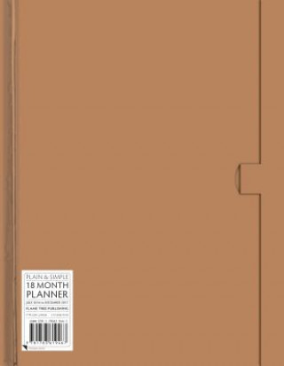 Carte Natural Large Plain & Simple 2017 Planner Flame Tree