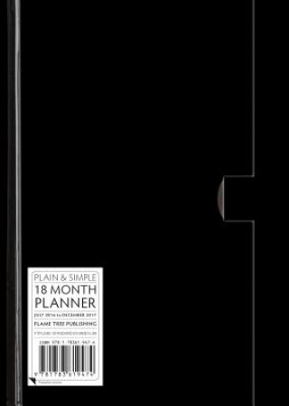 Buch Black Standard Plain & Simple 2017 Planner Flame Tree