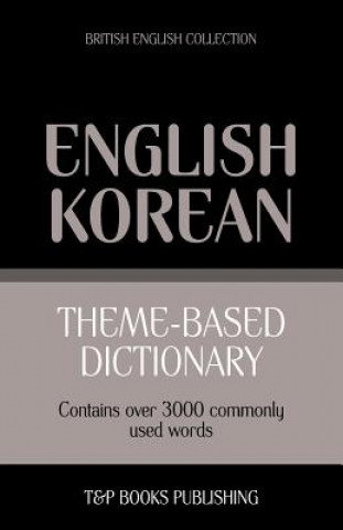 Buch Theme-based dictionary British English-Korean - 3000 words Andrey Taranov