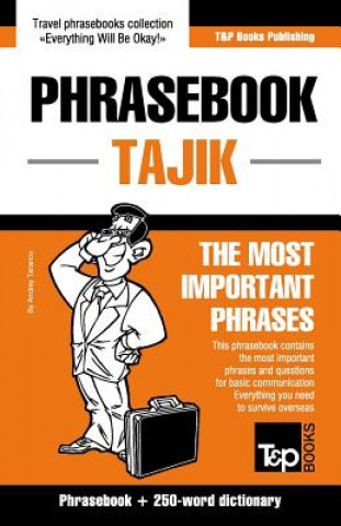 Kniha English-Tajik phrasebook and 250-word mini dictionary Andrey Taranov