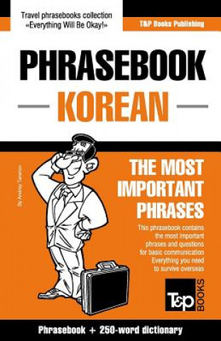 Book English-Korean phrasebook and 250-word mini dictionary Andrey Taranov