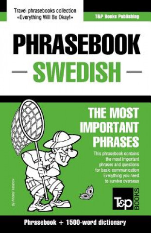 Book English-Swedish phrasebook and 1500-word dictionary Andrey Taranov
