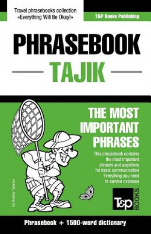Book English-Tajik phrasebook and 1500-word dictionary Andrey Taranov