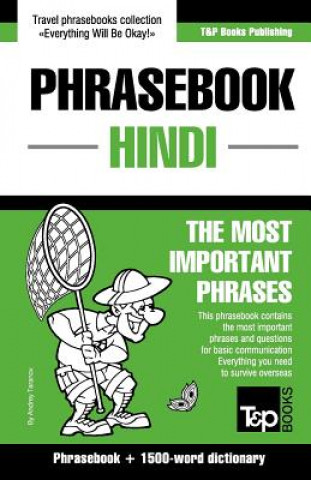 Książka English-Hindi phrasebook and 1500-word dictionary Andrey Taranov