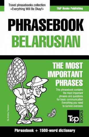 Kniha English-Belarusian phrasebook and 1500-word dictionary Andrey Taranov