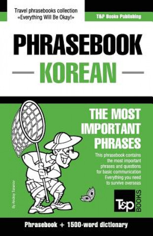 Book English-Korean phrasebook and 1500-word dictionary Andrey Taranov
