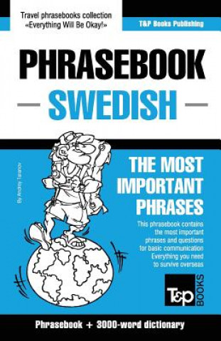 Book English-Swedish phrasebook and 3000-word topical vocabulary Andrey Taranov