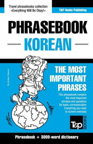 Kniha English-Korean phrasebook and 3000-word topical vocabulary Andrey Taranov