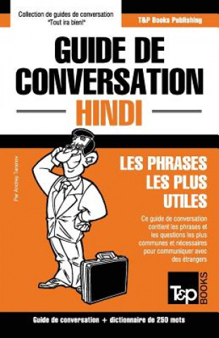 Carte Guide de conversation Francais-Hindi et mini dictionnaire de 250 mots Andrey Taranov