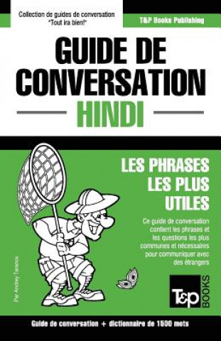 Carte Guide de conversation Francais-Hindi et dictionnaire concis de 1500 mots Andrey Taranov