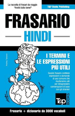 Kniha Frasario Italiano-Hindi e vocabolario tematico da 3000 vocaboli Andrey Taranov