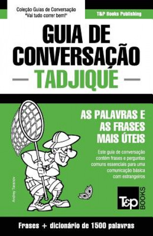 Kniha Guia de Conversacao Portugues-Tadjique e dicionario conciso 1500 palavras Andrey Taranov