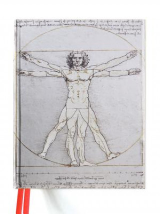 Kalendár/Diár Da Vinci: Vitruvian Man (Blank Sketch Book) Flame Tree