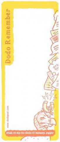 Könyv Dodo Remember Magnetic Notes and Lists Pad Keith Sparrow